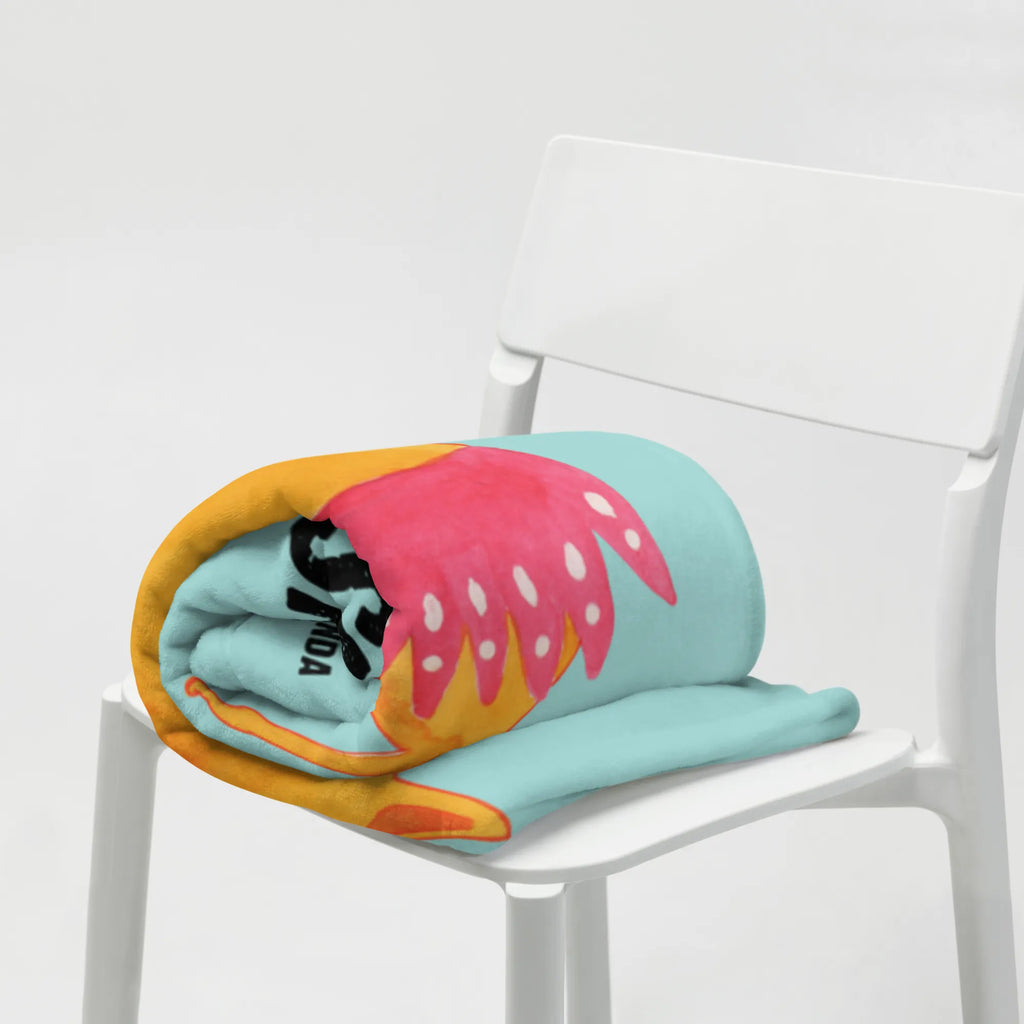 Kocyk dla niemowląt z imieniem Lis baletnica Lis