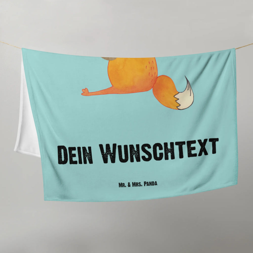 Baby blanket with name Fox guitar fox, foxes, forest wildlife, clever as a fox, animal lover, Fox, gift musician, singer, musician, guitar, music saying