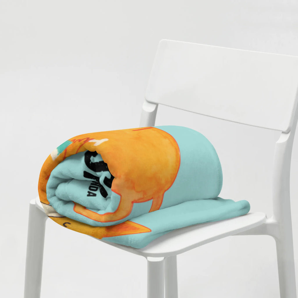 Baby blanket with name Fox lord fox, foxes, forest wildlife, clever as a fox, animal lover, words of consolation, problem solving, lovesickness gift, motivation saying, saying funny