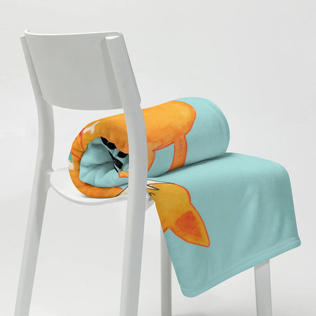 Baby blanket with name Fox lord fox, foxes, forest wildlife, clever as a fox, animal lover, words of consolation, problem solving, lovesickness gift, motivation saying, saying funny