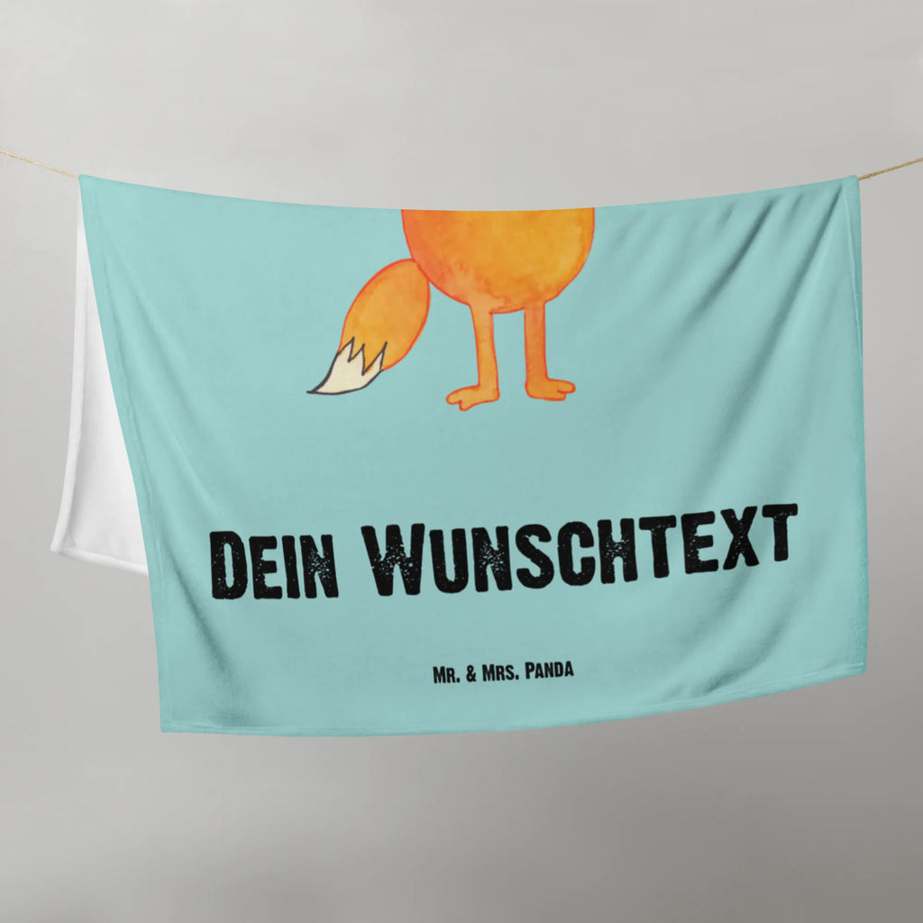 Baby blanket with name Fox lord fox, foxes, forest wildlife, clever as a fox, animal lover, words of consolation, problem solving, lovesickness gift, motivation saying, saying funny