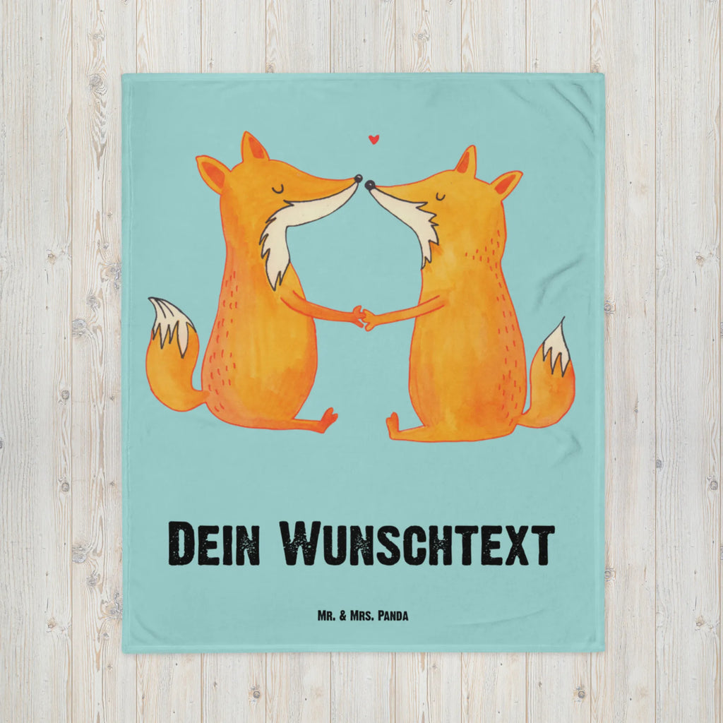 Kocyk dla niemowląt z imieniem lisy miłość Lis