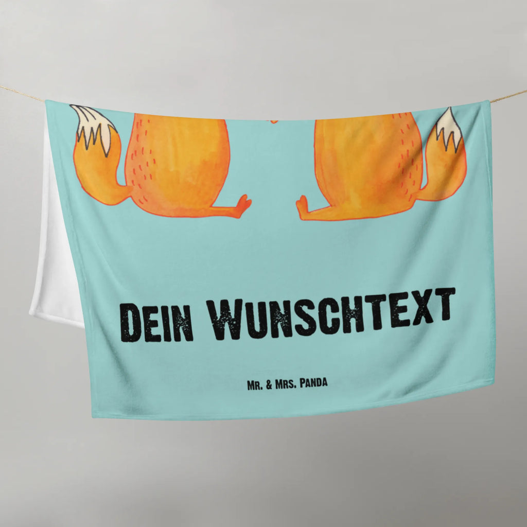 Kocyk dla niemowląt z imieniem lisy miłość Lis