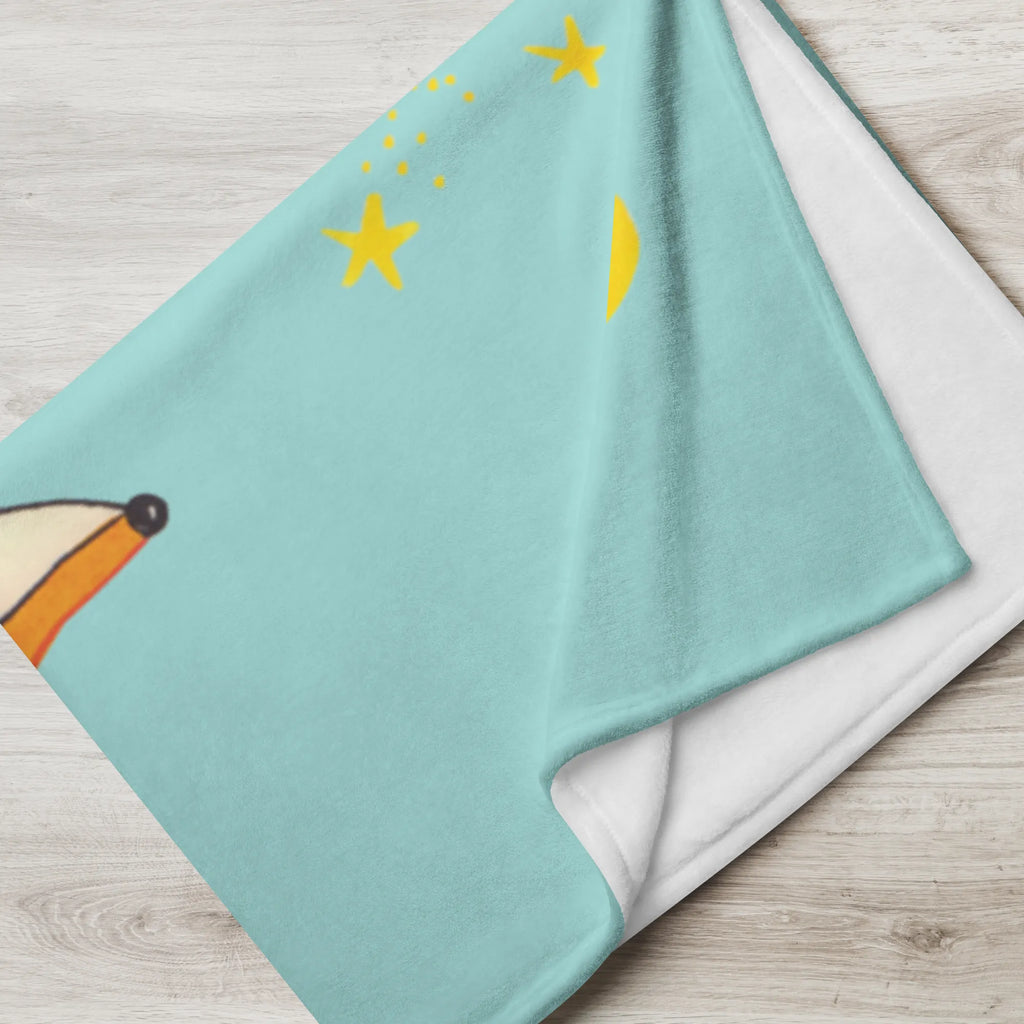 Baby blanket with name Fox Stars fox, foxes, forest wildlife, clever as a fox, animal lover, Saying beautiful, words of consolation, Saying positive, Romance, Always Look on the Bright Side of Life, Fox