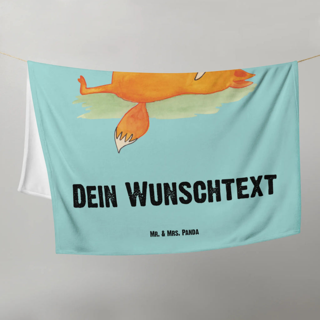 Baby blanket with name Fox Stars fox, foxes, forest wildlife, clever as a fox, animal lover, Saying beautiful, words of consolation, Saying positive, Romance, Always Look on the Bright Side of Life, Fox