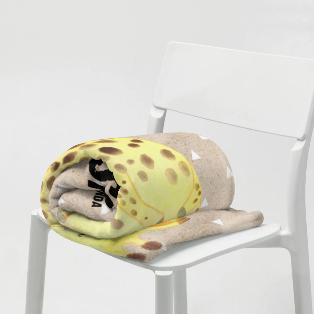 Baby blanket with name giraffe Satisfied Africa, Happiness, Adventure, Giraffe