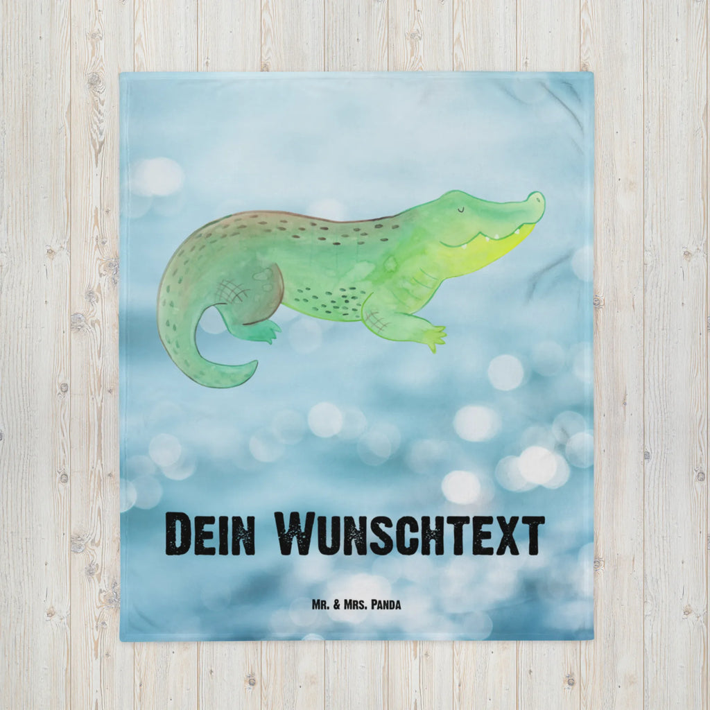 Baby blanket with name Crocodile Seafood, aquatic animals, ocean, sea, fish, shells, corals, reef, whale, narwhal, sea urchin, lobster, platypus, turtle, manatee, crocodile, orca, shrimp, gifts for seafood lovers, water world, underwater animals, underwater world, vacation, deep sea, seafood fans, gift ideas, seafood decoration, seafood posters, wanderlust, crocodiles, best friend, to be spontaneous, adventurousness, favorite person, to be crazy, girlfriend