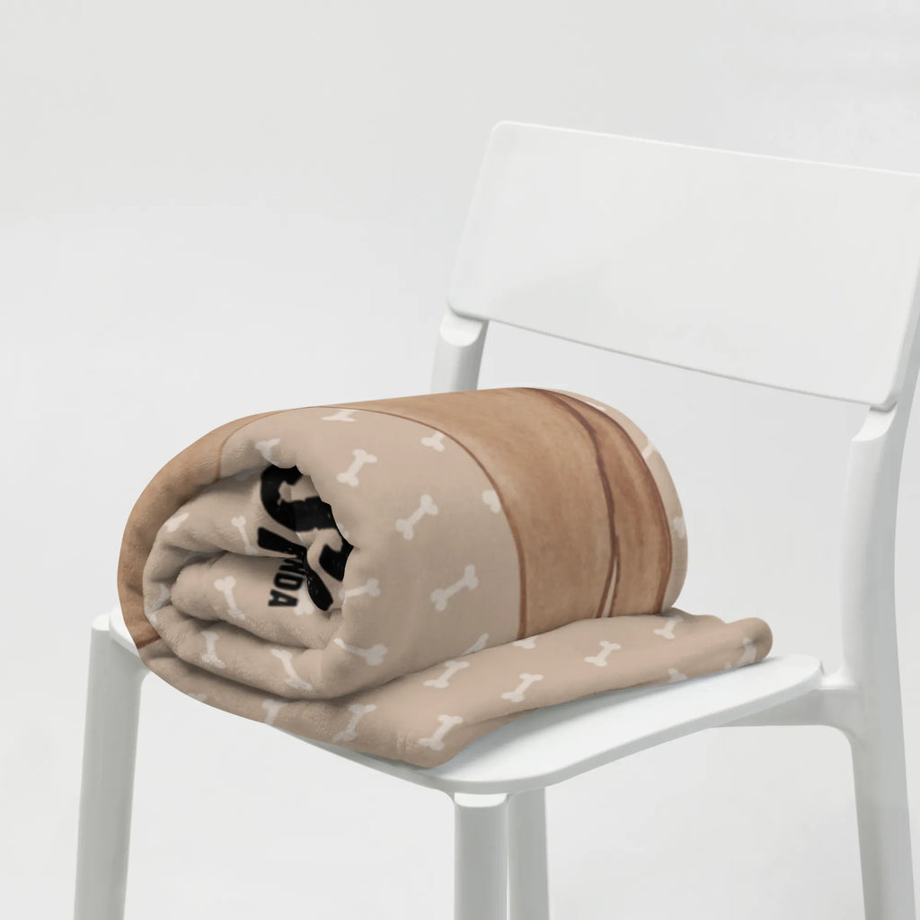 Kocyk dla niemowląt z imieniem pies Dog niemiecki Pies, motyw psa, zwierzę domowe, rasa psa, miłośnik zwierząt, właściciel psa, powiedzenia