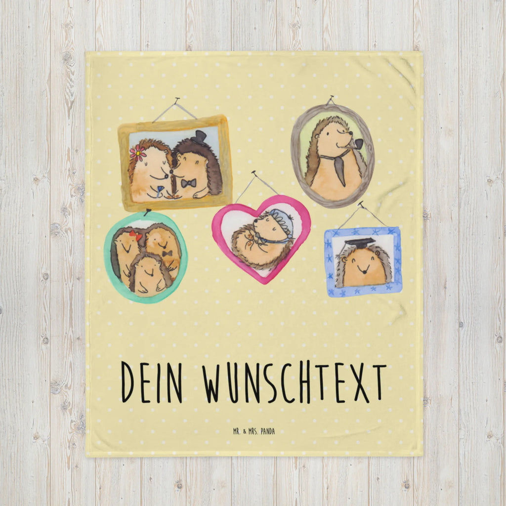 Kocyk dla niemowląt z imieniem Rodzina jeży Babygeschenk personalisiet, Babdyecke personalisiert, Babydecke bedrucken, Krabbeldecke personalisiert, Babygeschenk mit Namen, Babydecke mit Namen, Krabbeldecke mit Namen, Familie, Vatertag, Muttertag, Bruder, Schwester, Mama, Papa, Oma, Opa, Zusammenhalt, Bilder, Liebe, Glück, Igel