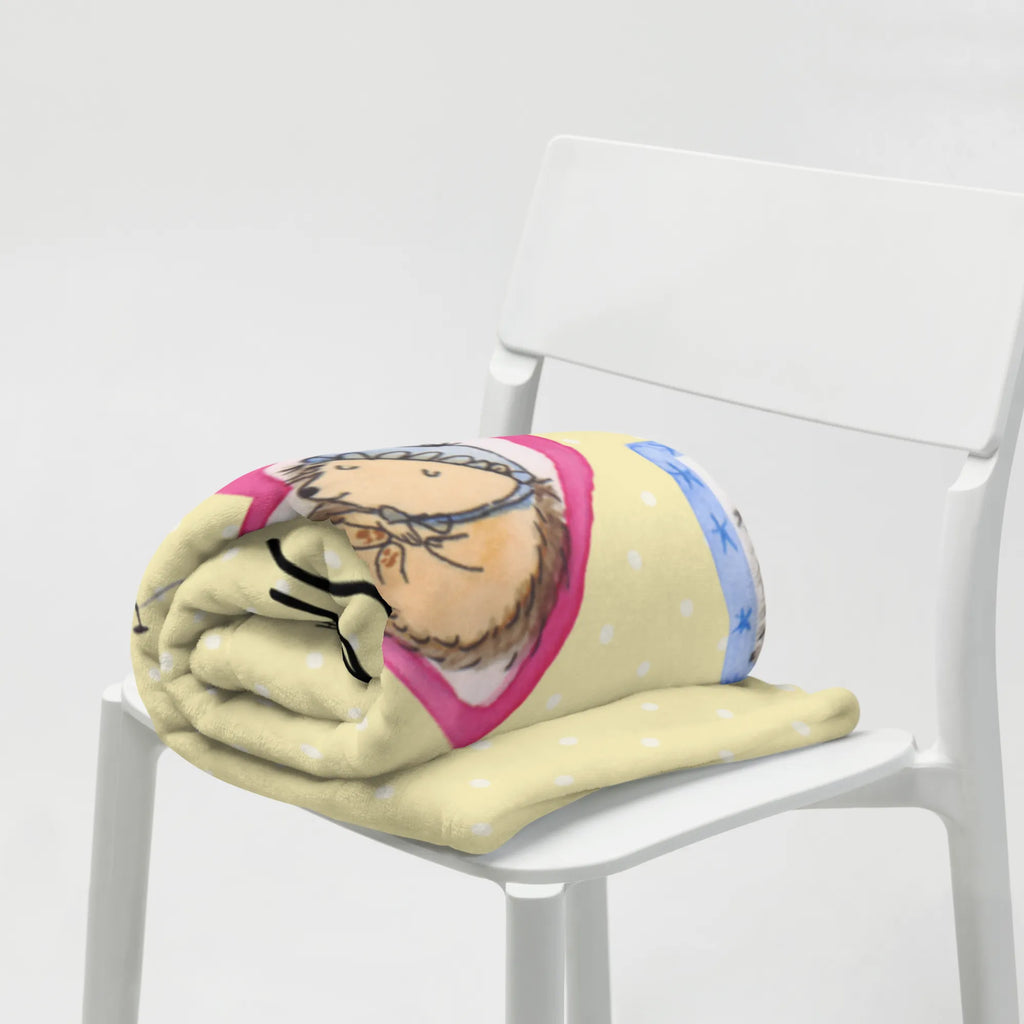 Kocyk dla niemowląt z imieniem Rodzina jeży Babygeschenk personalisiet, Babdyecke personalisiert, Babydecke bedrucken, Krabbeldecke personalisiert, Babygeschenk mit Namen, Babydecke mit Namen, Krabbeldecke mit Namen, Familie, Vatertag, Muttertag, Bruder, Schwester, Mama, Papa, Oma, Opa, Zusammenhalt, Bilder, Liebe, Glück, Igel