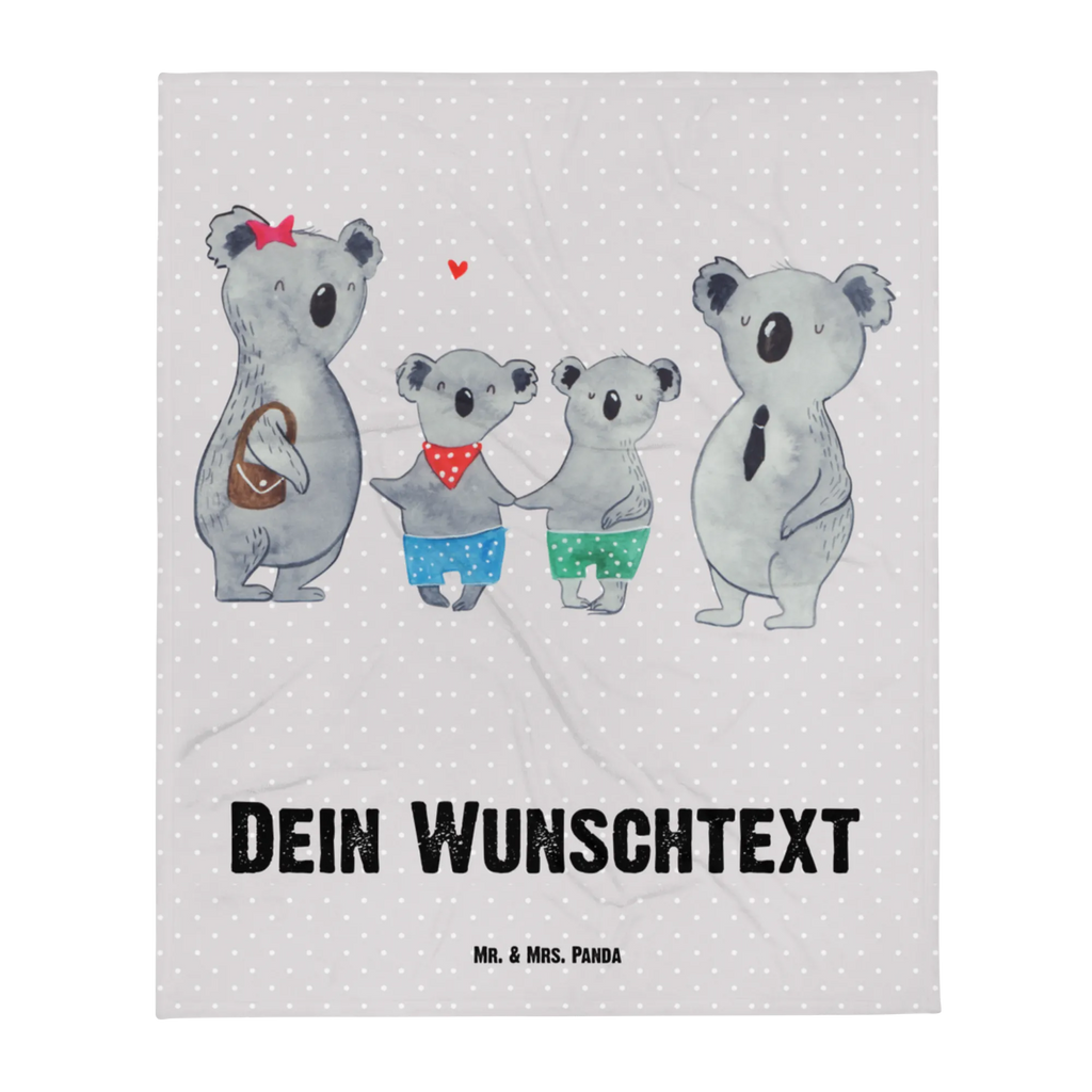 Baby blanket with name Koala family with two kids Babygeschenk personalisiet, Krabbeldecke personalisiert, Babdyecke personalisiert, Babygeschenk mit Namen, Babydecke bedrucken, Krabbeldecke mit Namen, Babydecke mit Namen, Familie, Vatertag, Muttertag, Bruder, Schwester, Mama, Papa, Oma, Opa, beste Familie, Lieblingsfamilie, Koala, Familienzeit, Koalafamilie, Familienleben, Koalabär