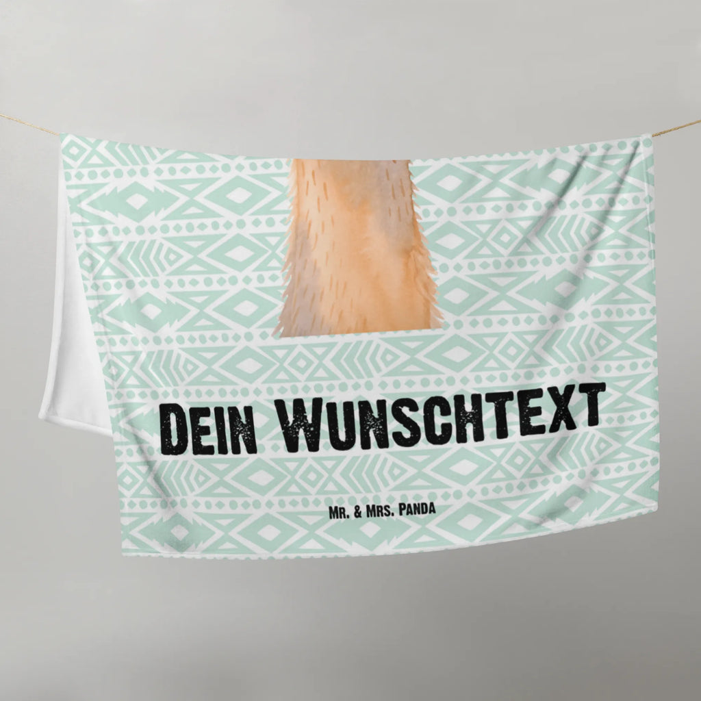 Kocyk dla niemowląt z imieniem głowa lamy zirytowany Lama, Alpaka