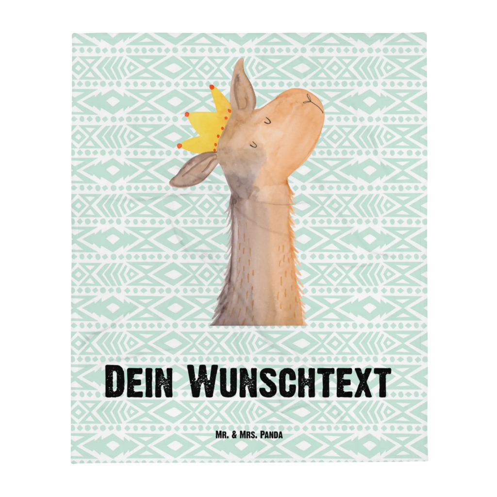Baby blanket with name llama head king Llama, llama, alpaca, trendy animal, king, girlfriend, dad, colleague, boss, supervisor, lama, lamas, high school graduation, queen, office colleague, mum