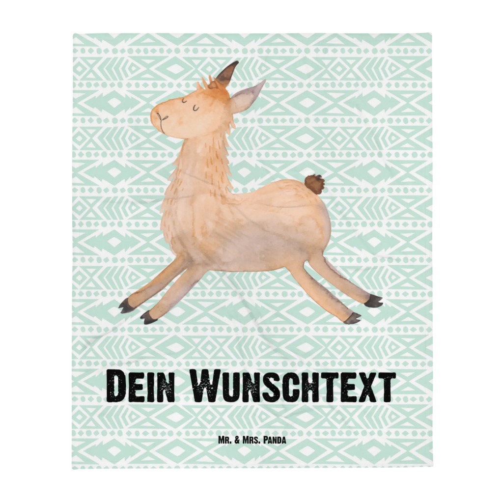 Kocyk dla niemowląt z imieniem lama Skakanie Lama, Alpaka