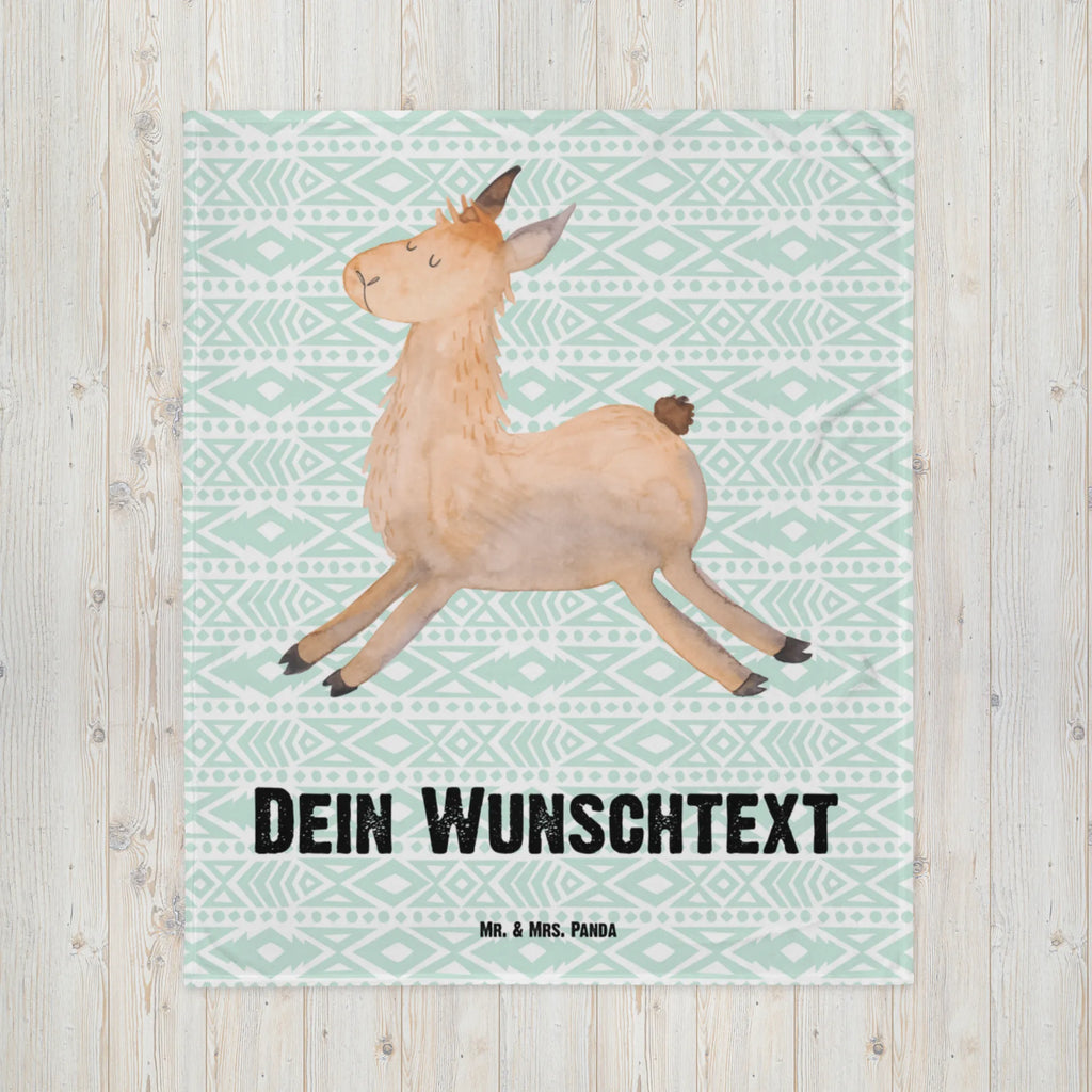 Kocyk dla niemowląt z imieniem lama Skakanie Lama, Alpaka