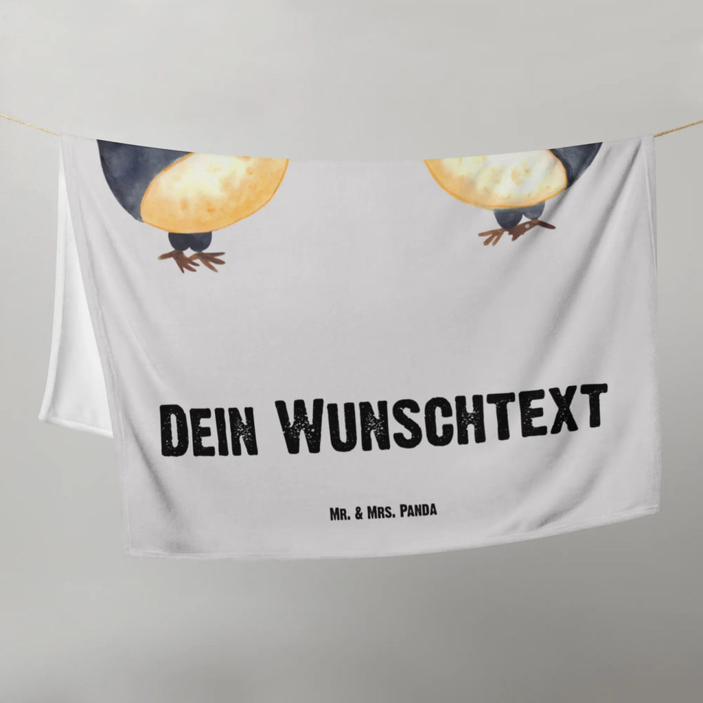 Kocyk dla niemowląt z imieniem Pingwin Miłość Miłość, partner, przyjaciel, przyjaciółka, mąż, żona, wesele, zaręczyny, prośba o rękę, prezent miłosny, rocznica, dzień ślubu