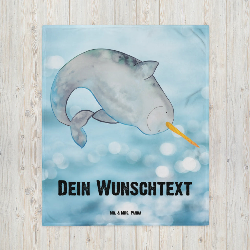 Baby blanket with name Narwhal Seafood, aquatic animals, ocean, sea, fish, shells, corals, reef, whale, narwhal, sea urchin, lobster, platypus, turtle, manatee, crocodile, orca, shrimp, gifts for seafood lovers, water world, underwater animals, underwater world, vacation, deep sea, seafood fans, gift ideas, seafood decoration, seafood posters, housewife, nursery, cleaning, cleaning up, Narwhal, bachelorette