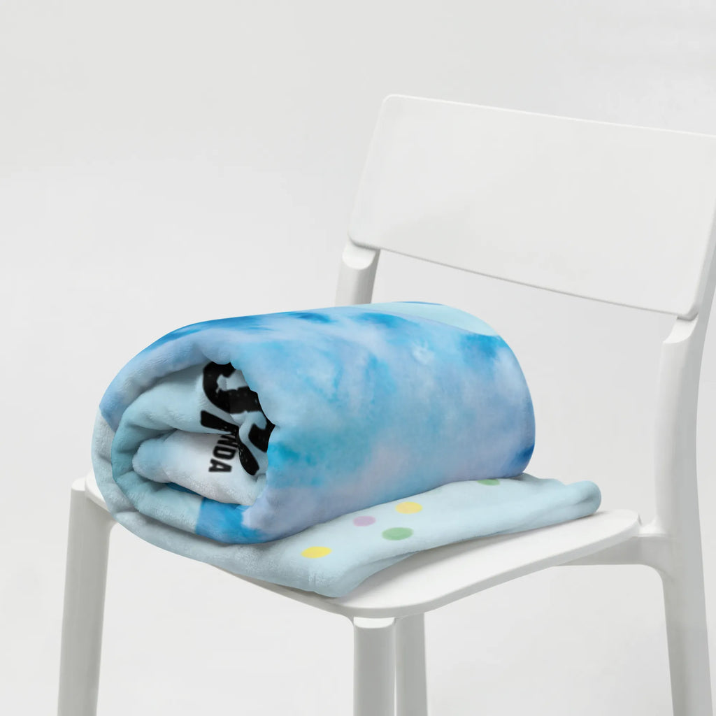 Kocyk dla niemowląt z imieniem wieloryb konfetti Zwierzeta morskie, Morze, Wakacje