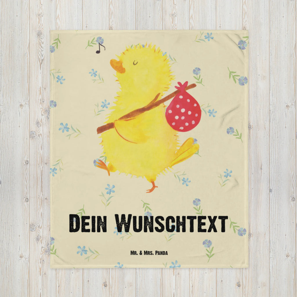 Baby blanket with name chick wander Easter, Easter bunny, chick, happy Easter, backpacker, time, Easter egg, globetrotters, egg, time management, nonsense, spring fever, travelling, love, joy, Easter greetings, greetings, miracles, Easter eggs