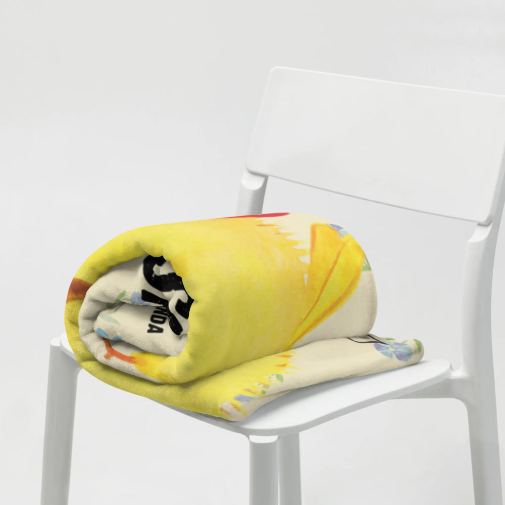Baby blanket with name chick wander Easter, Easter bunny, chick, happy Easter, backpacker, time, Easter egg, globetrotters, egg, time management, nonsense, spring fever, travelling, love, joy, Easter greetings, greetings, miracles, Easter eggs