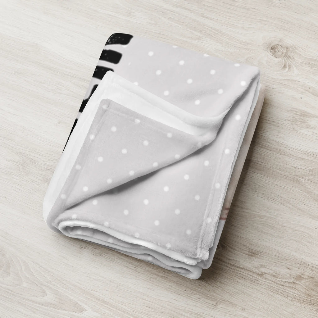 Kocyk dla niemowląt z imieniem wydra kamień Kuna, wydra, morska wydra