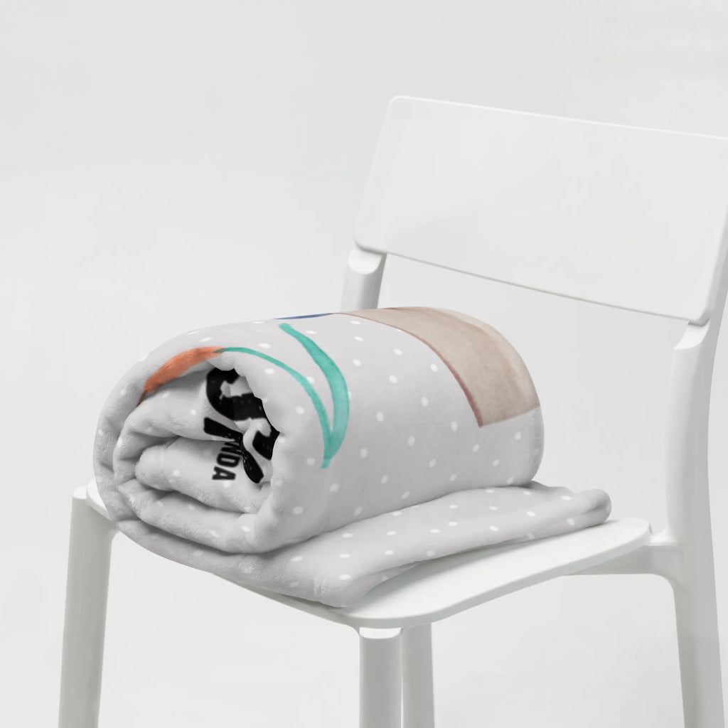 Kocyk dla niemowląt z imieniem wydra kamień Kuna, wydra, morska wydra