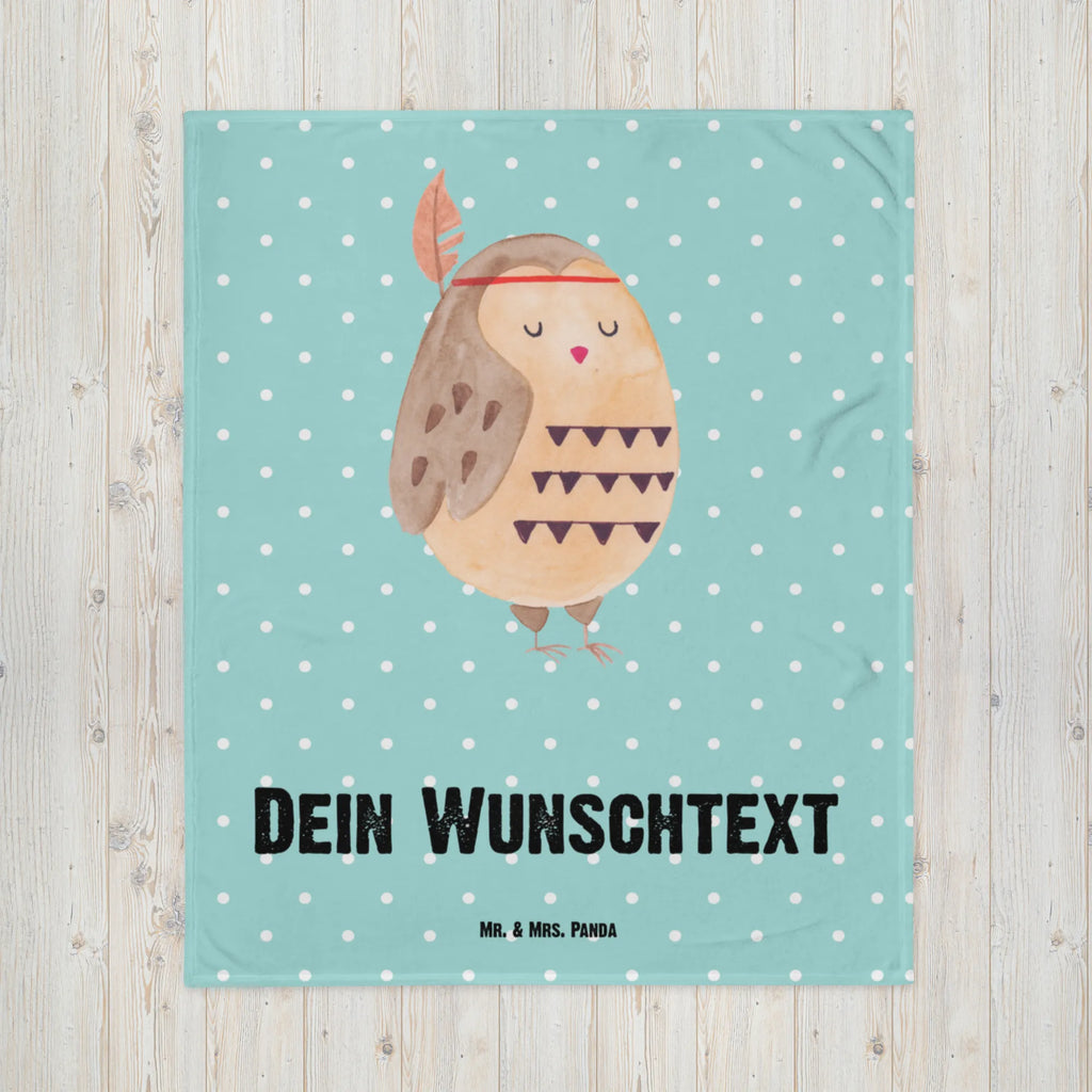 Kocyk dla niemowląt z imieniem sowa Ozdoba z piór Sowa