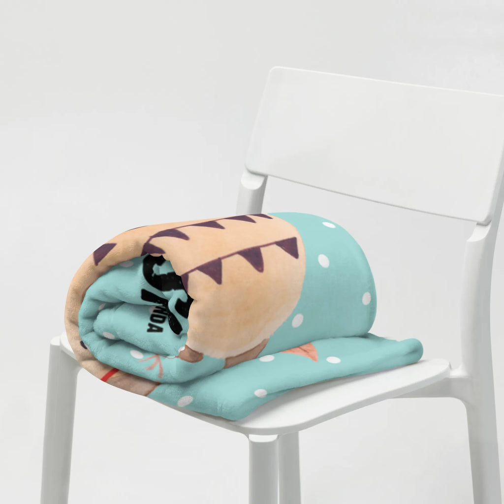 Kocyk dla niemowląt z imieniem sowa Ozdoba z piór Sowa