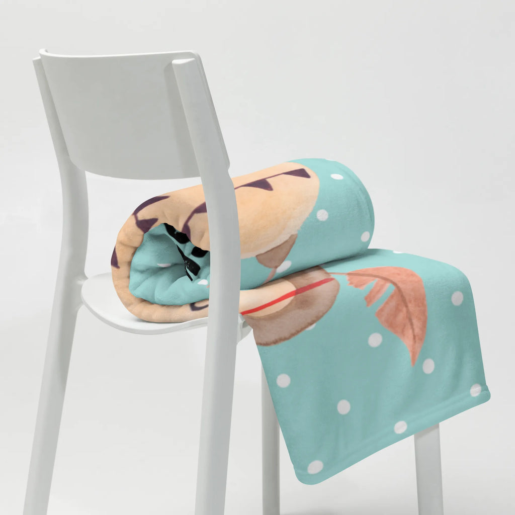 Kocyk dla niemowląt z imieniem sowa Ozdoba z piór Sowa