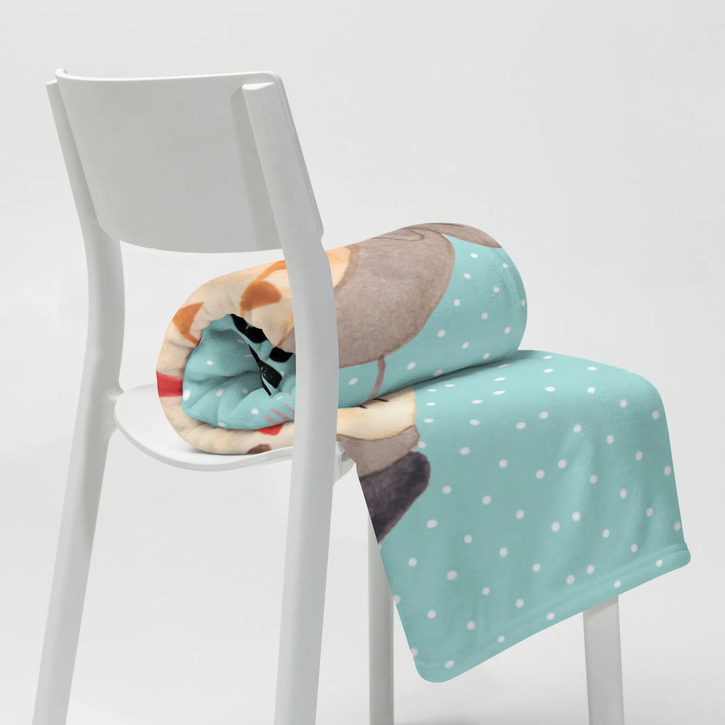 Baby blanket with name Owl France owl, forest animal, bird, nocturnal, gift ideas, birthday present, illustrated, funny, romantic gift, owl decor, hibou, Owls, Owl, Say French, Life is beautiful, Say beautiful, La vie est belle, Owl decoration, France