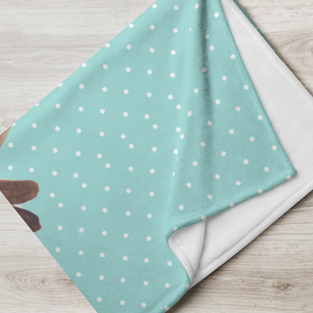 Kocyk dla niemowląt z imieniem sowa zadowolona Sowa