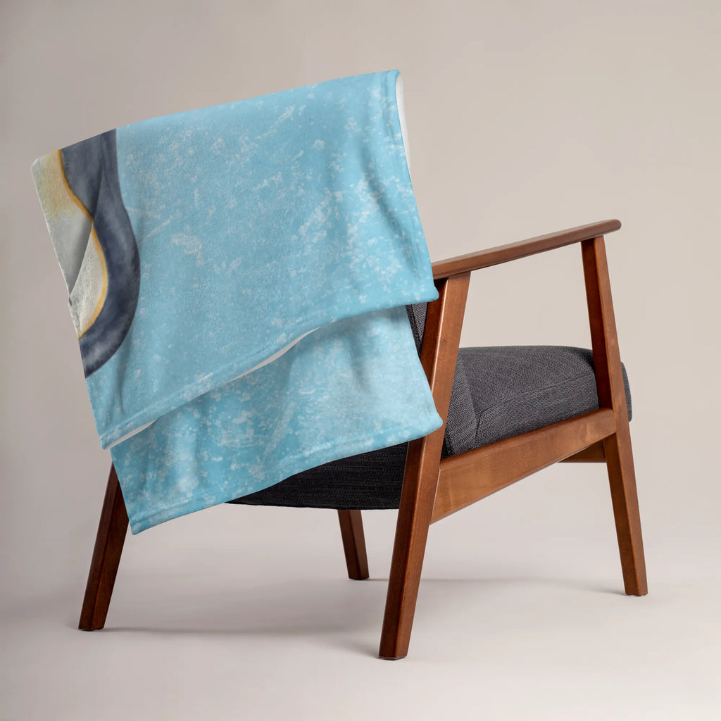 Kocyk dla niemowląt z imieniem Pingwin Wędkarz Pinguin