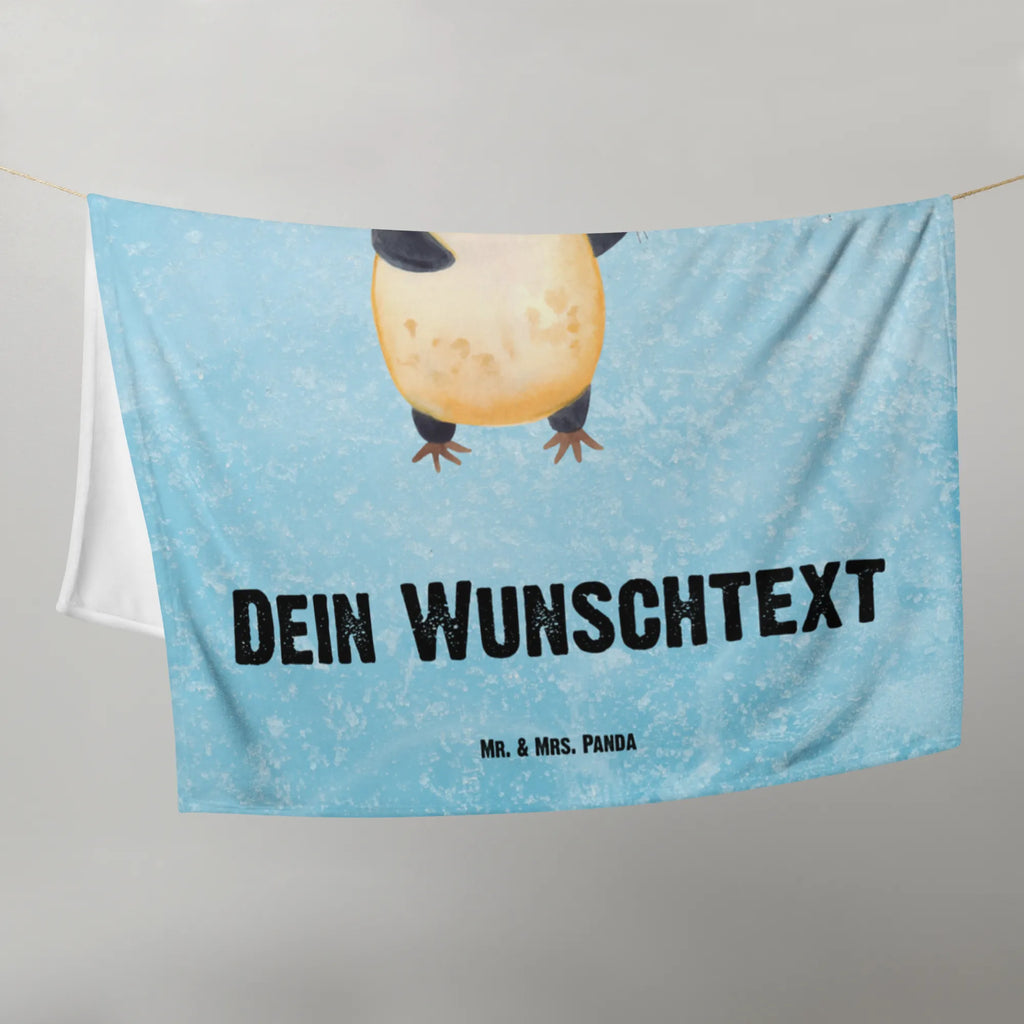 Baby blanket with name Penguin balloon Penguin, North Pole, Winter, Penguins, happiness, motivation, gift idea, love, love of life, balloon, best friend, daydreams, new life, gift girlfriend, penguins, new start