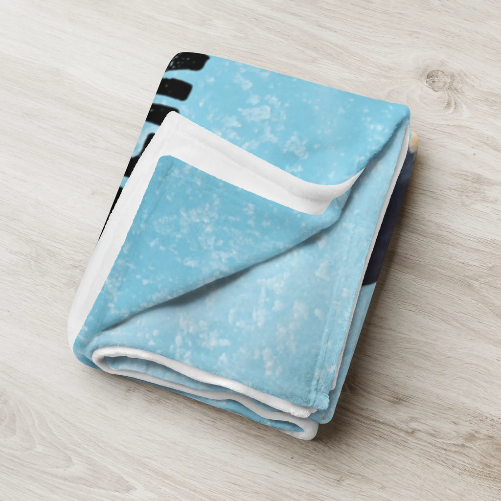 Baby blanket with name Penguin pair Penguin, North Pole, Winter, Penguins, wedding gift, great love, engagement, anniversary, wedding day, penguins, lovers, wedding, love gift, penguin, dream couple, love, proof of love