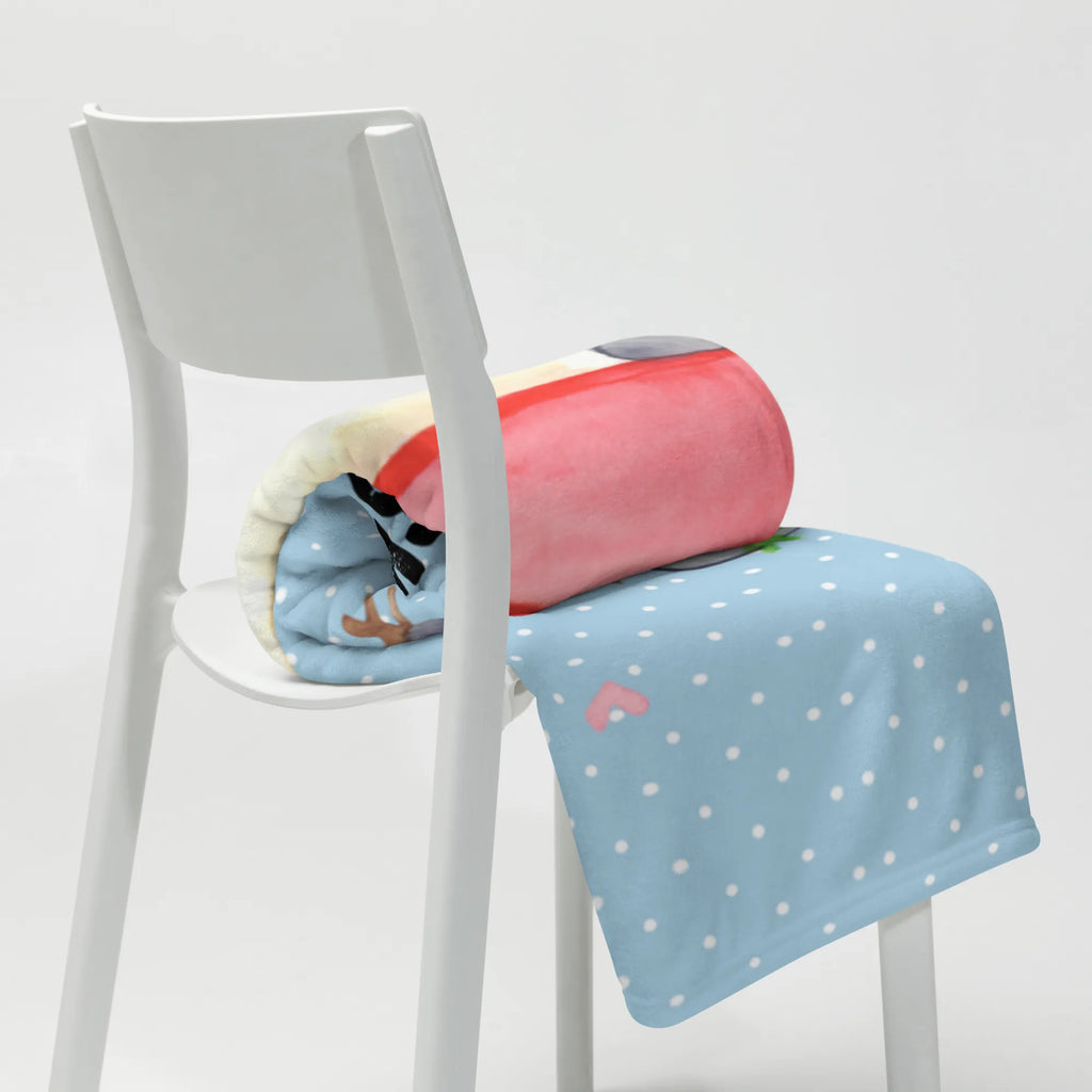 Baby blanket with name Penguin with child Family, Father's Day, Mother's Day, brother, sister, Mom, Dad, Birthday, Mommy, Mummy, Mother, Gift