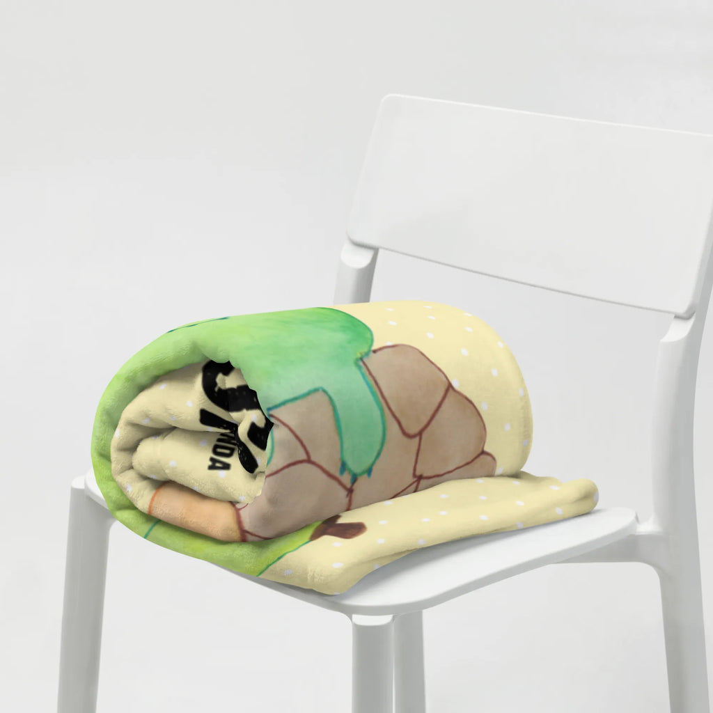 Kocyk dla niemowląt z imieniem żółw Przerwa Skałka