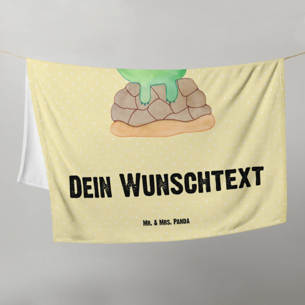 Kocyk dla niemowląt z imieniem żółw Przerwa Skałka