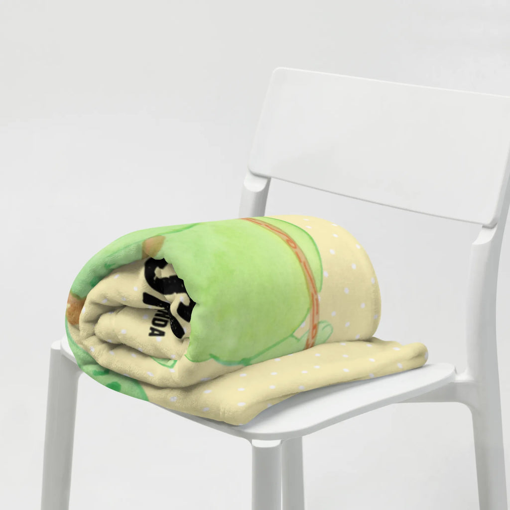 Kocyk dla niemowląt z imieniem żółw Wędrowiec Skałka