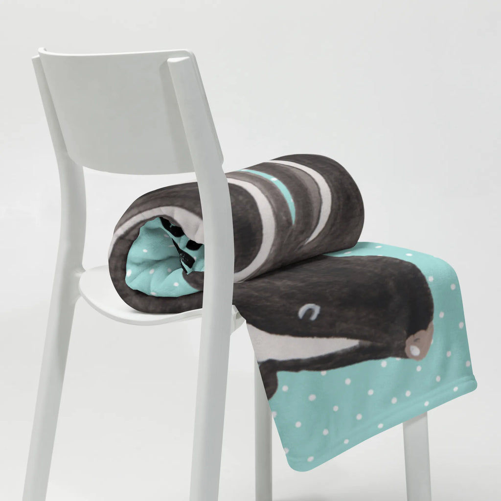 Baby blanket with name skunk Sit Skunk, wild animal, skunk, law, know-it-all, slogan, predator, office, stinky, stinker