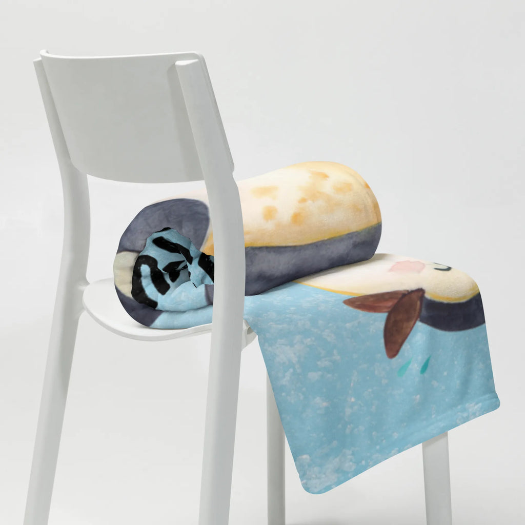 Baby blanket Penguin Laugh Geschenk Geburt, Babygeschenk, Krabbeldecke, Babydecke, Babyecke Kuscheldecke, Pinguin, lustiger Spruch, Humor, Optimismus, Fröhlichkeit, Fröhlich, Pinguine, Lachen
