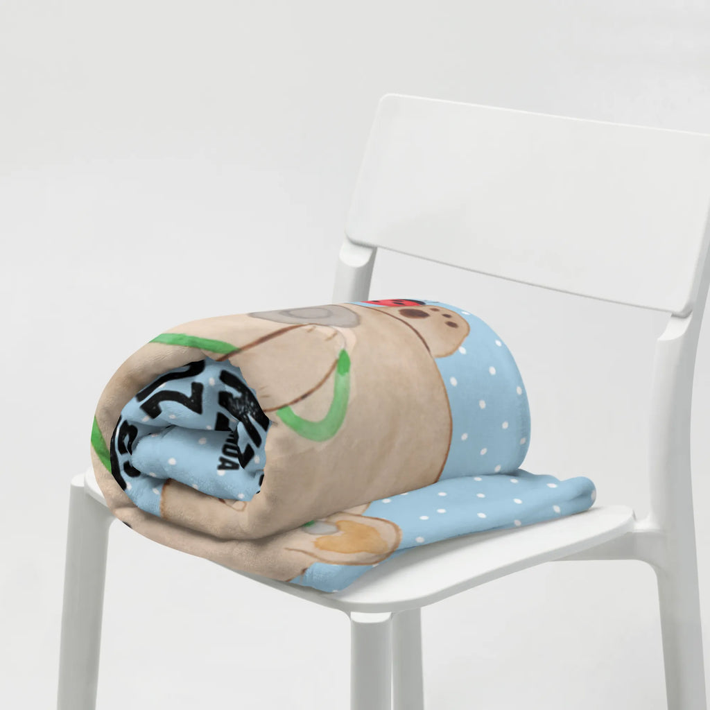 Kocyk dla niemowląt niedźwiedź lekarz Babygeschenk, Babyecke Kuscheldecke, Babydecke, Krabbeldecke, Geschenk Geburt, Bär, Teddy, Teddybär, Professor, Ärztin, Doktorin, Arzt, Professorin, Doktor