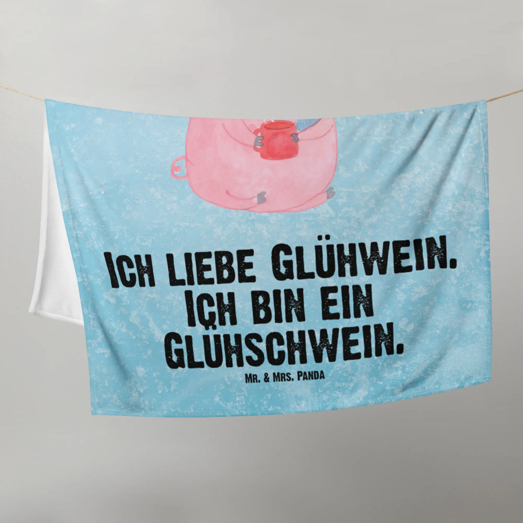 Kocyk dla niemowląt świnia grzane wino Zima, Boże Narodzenie, dekoracje świąteczne, Mikołaj, Adwent, Wigilia, zimowy motyw