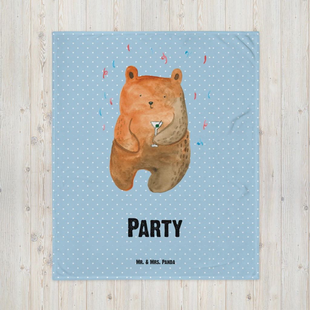 Baby blanket bear party bear, teddy, teddy bear, cuddly toy, Present, Partying, Funny, Bring a present, Party, Birthday present, Good mood, Birthday, Celebrate