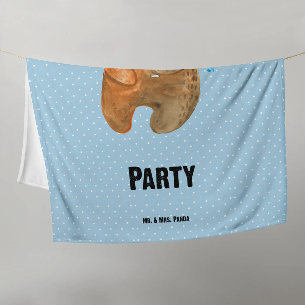 Baby blanket bear party bear, teddy, teddy bear, cuddly toy, Present, Partying, Funny, Bring a present, Party, Birthday present, Good mood, Birthday, Celebrate