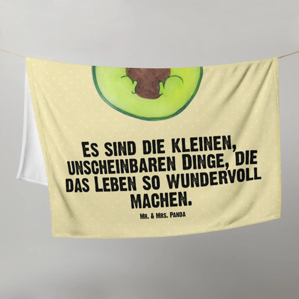Kocyk dla niemowląt Awokado pestka Babydecke, Krabbeldecke, Babyecke Kuscheldecke, Babygeschenk, Geschenk Geburt, Avocado, Veggie, Vegan, Gesund, Avocadokern, Spruch Leben, Pflanze, Avokado, Kern