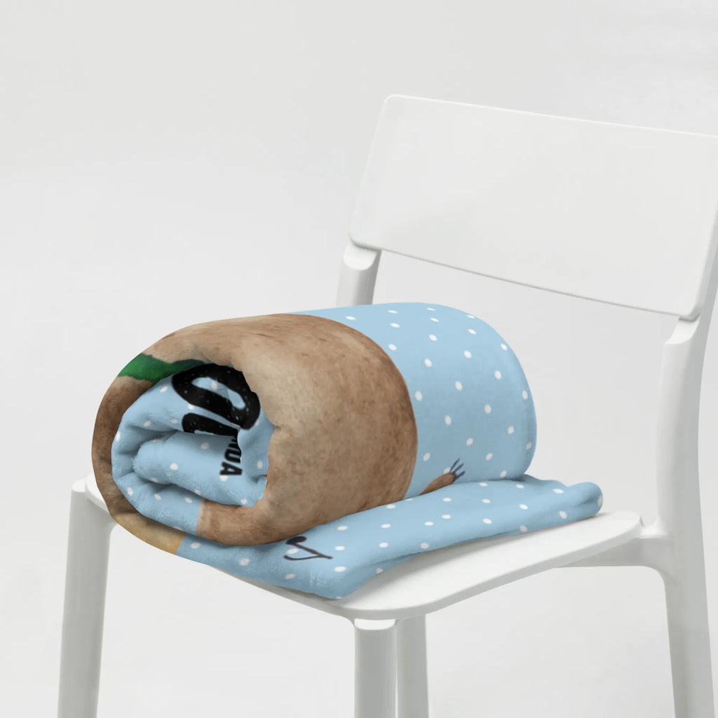 Kocyk dla niemowląt niedźwiedź Gitara Babydecke, Babygeschenk, Krabbeldecke, Babyecke Kuscheldecke, Geschenk Geburt, Bär, Teddy, Teddybär