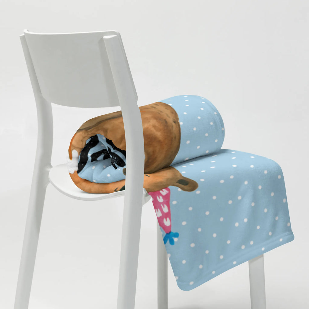 Kocyk dla niemowląt niedźwiedź Wróżka zębów Babydecke, Babygeschenk, Babyecke Kuscheldecke, Krabbeldecke, Geschenk Geburt, Bär, Teddy, Teddybär, Zahnfee, Milchzahn, Erster Zahn, Fee