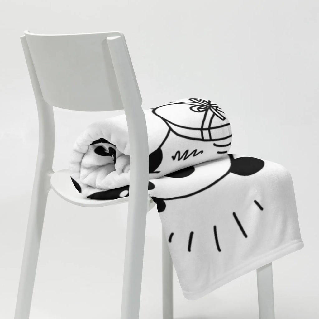 Baby blanket Panda Thank you Babydecke, Geschenk Geburt, Babygeschenk, Krabbeldecke, Babyecke Kuscheldecke