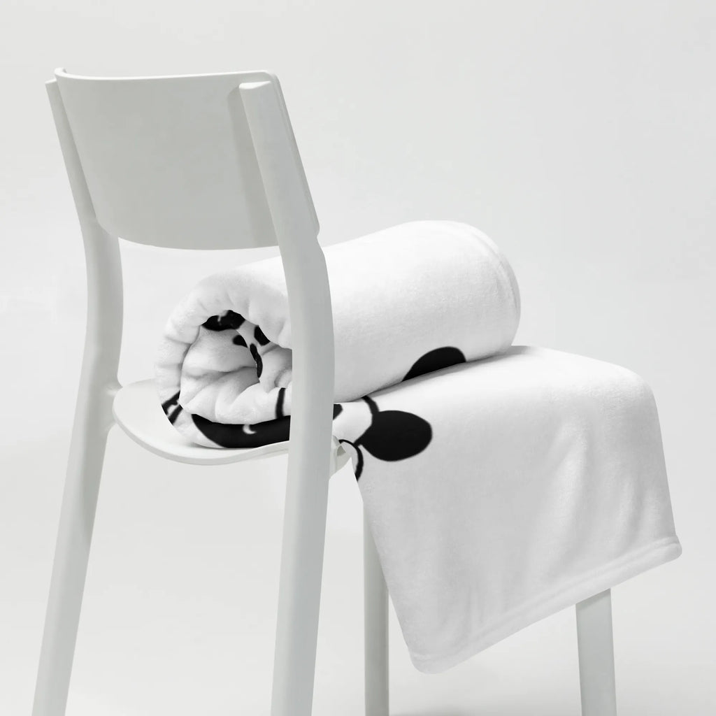 Kocyk dla niemowląt Panda Szybkiego powrotu do zdrowia Krabbeldecke, Babydecke, Babyecke Kuscheldecke, Geschenk Geburt, Babygeschenk