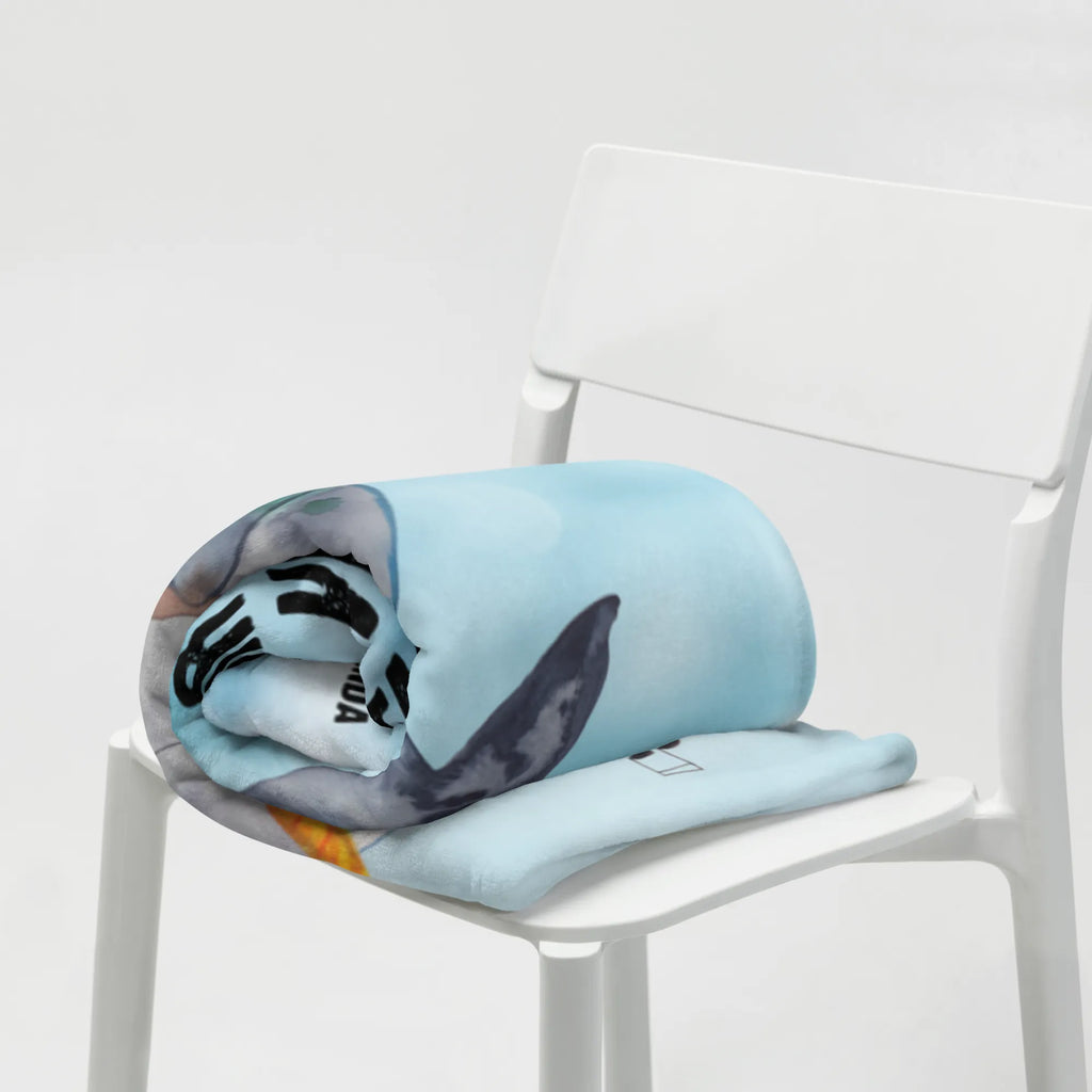 Kocyk dla niemowląt narwal Gitara Zwierzeta morskie, Morze, Wakacje